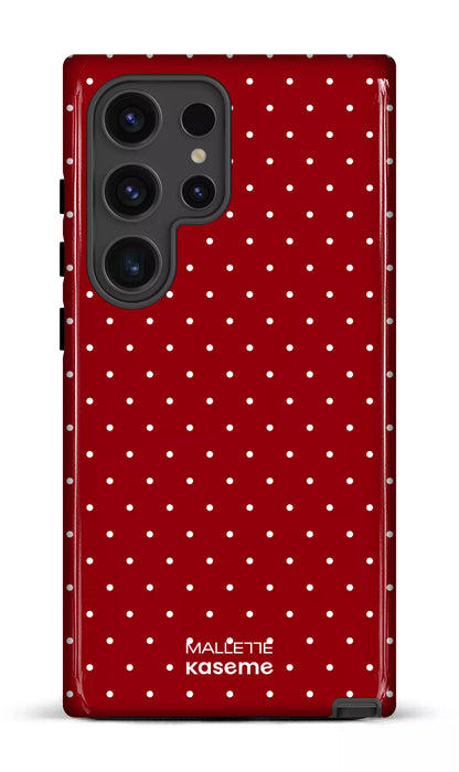 Galaxy S24 Ultra Tough (Gloss) Ditsy Rouge x Mallette -