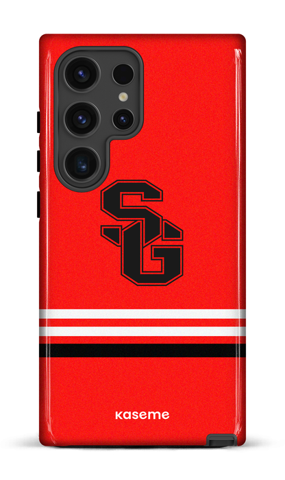 Galaxy S24 Ultra Tough (Gloss) Dragons PSG Rouge -