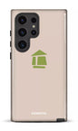 Galaxy S24 Ultra Tough (Gloss) Flordeco logo grège -