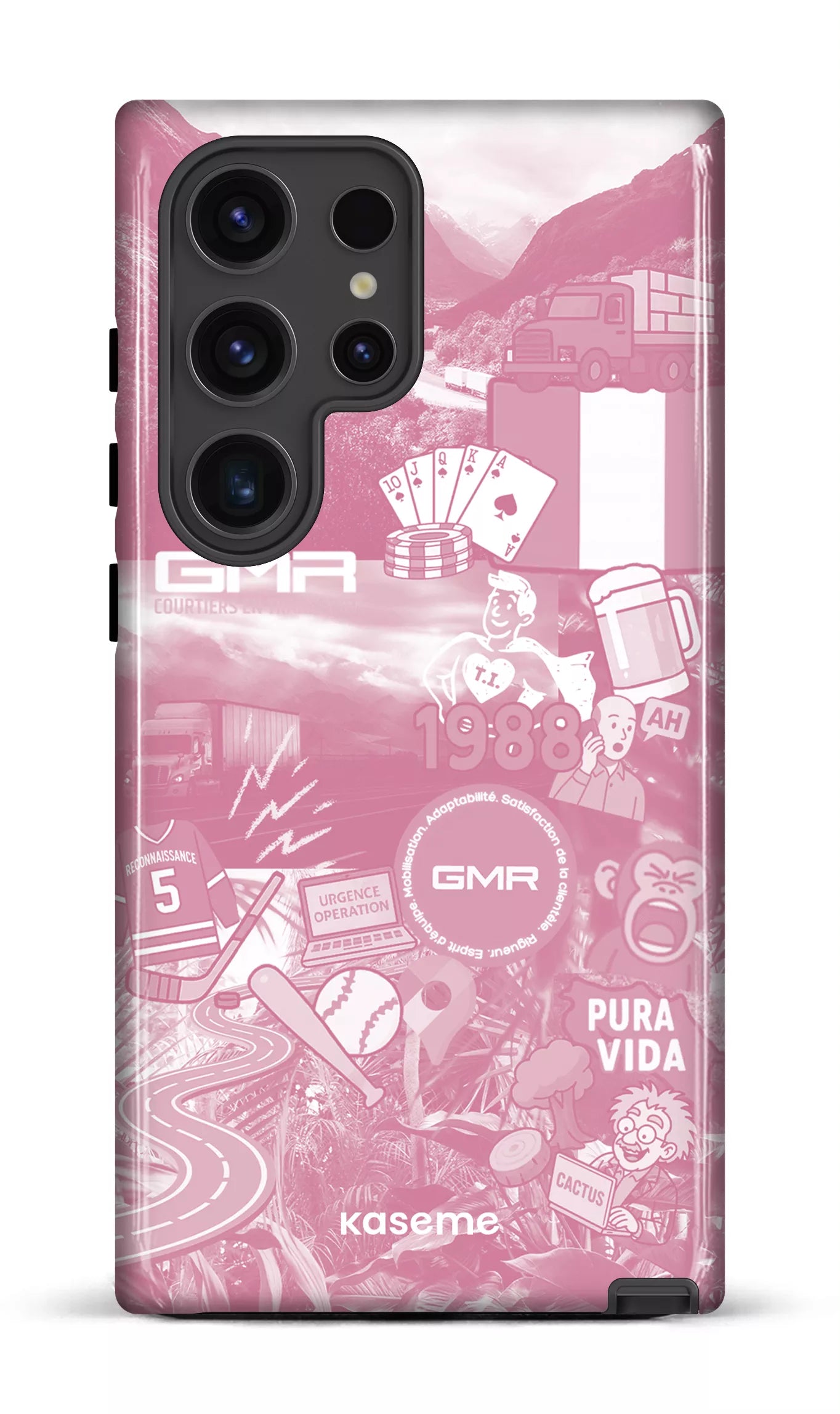 Galaxy S24 Ultra Tough (Gloss) GMR Collage Rose -