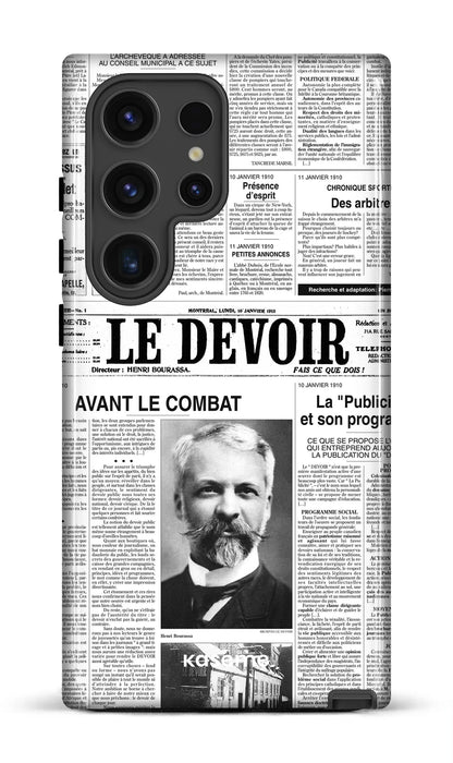 Galaxy S24 Ultra Tough (Gloss) Le Devoir — Premier édito -