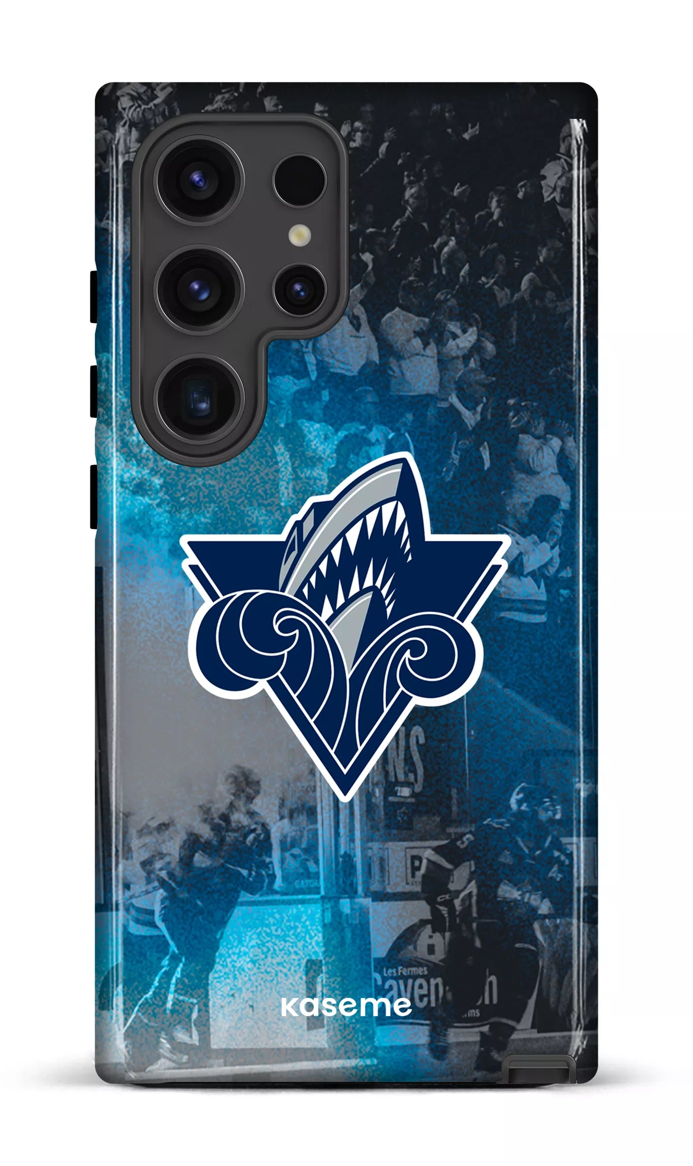 Galaxy S24 Ultra Tough (Gloss) Océanic Logo & Foule -