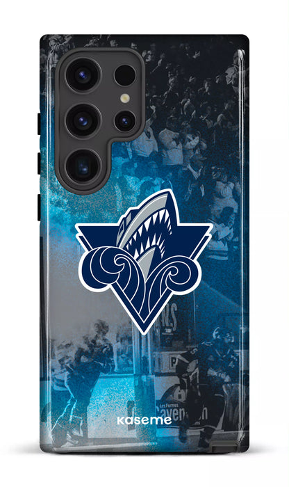 Galaxy S24 Ultra Tough (Gloss) Océanic Logo & Foule -