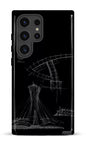Galaxy S24 Ultra Tough (Gloss) Parc Olympique - Croquis Plan Noir -