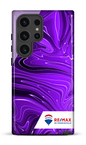 Galaxy S24 Ultra Tough (Gloss) Peinture marbrée sombre violette de Francheville -