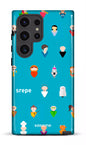 Galaxy S24 Ultra Tough (Gloss) Personnages Turquoise -