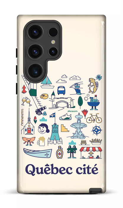 Galaxy S24 Ultra Tough (Gloss) Québec illustré -