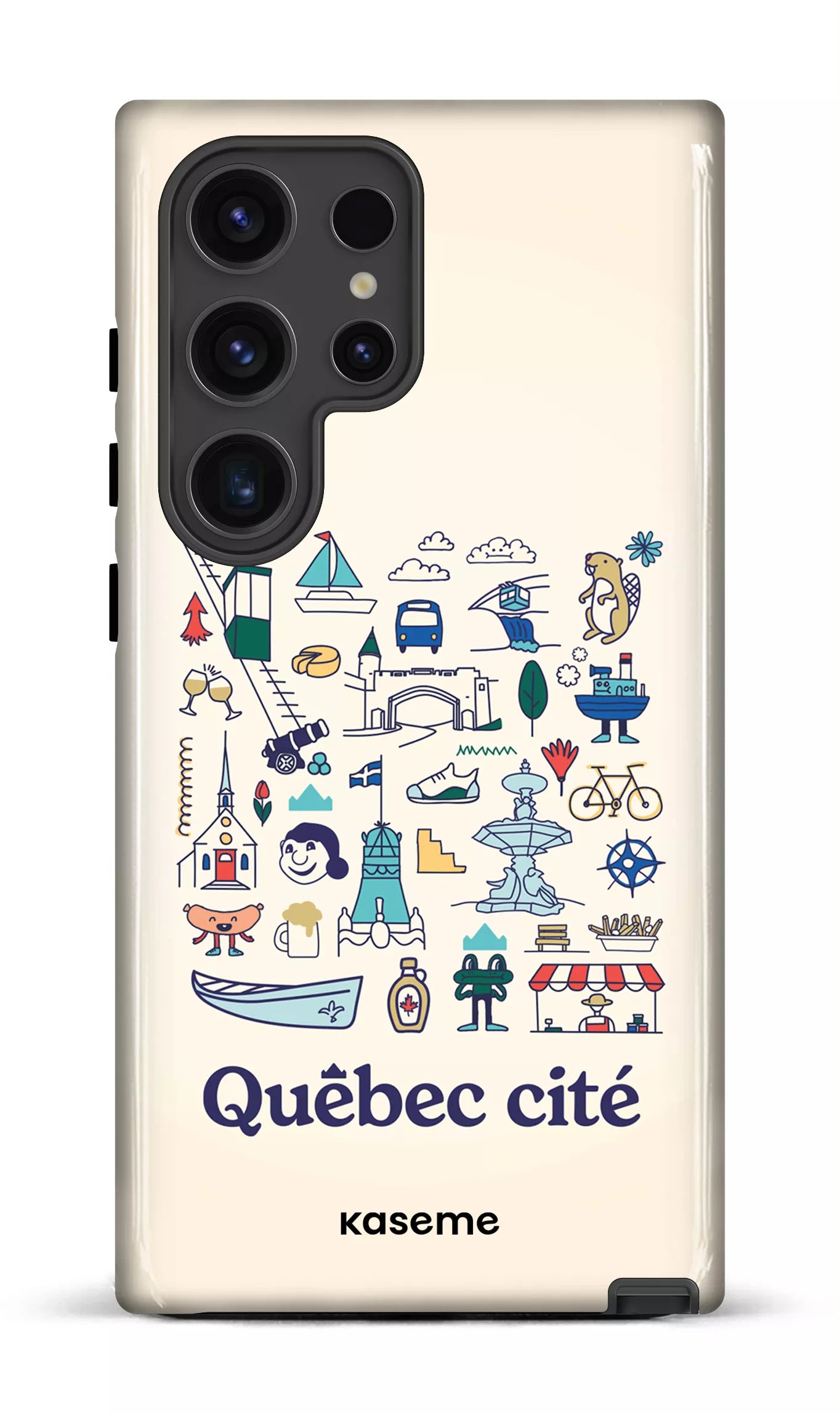 Galaxy S24 Ultra Tough (Gloss) Québec illustré -