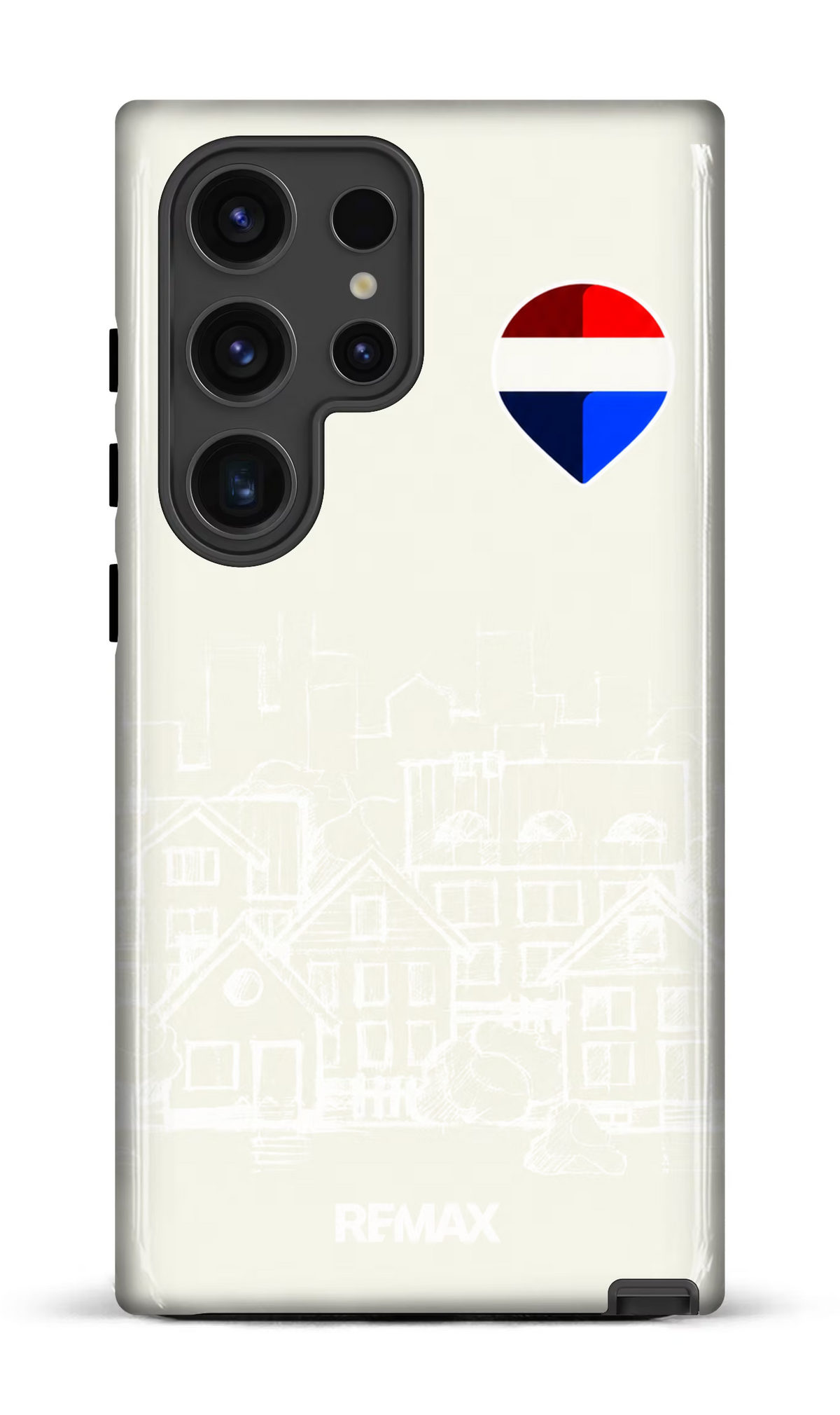 Galaxy S24 Ultra Tough (Gloss) Remax Sketch Beige -