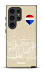Galaxy S24 Ultra Tough (Gloss) Remax Sketch Crème -