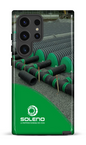 Galaxy S24 Ultra Tough (Gloss) Soleno tuyaux vert x vague -