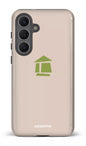 Galaxy S25 FE Tough Flordeco logo grège -