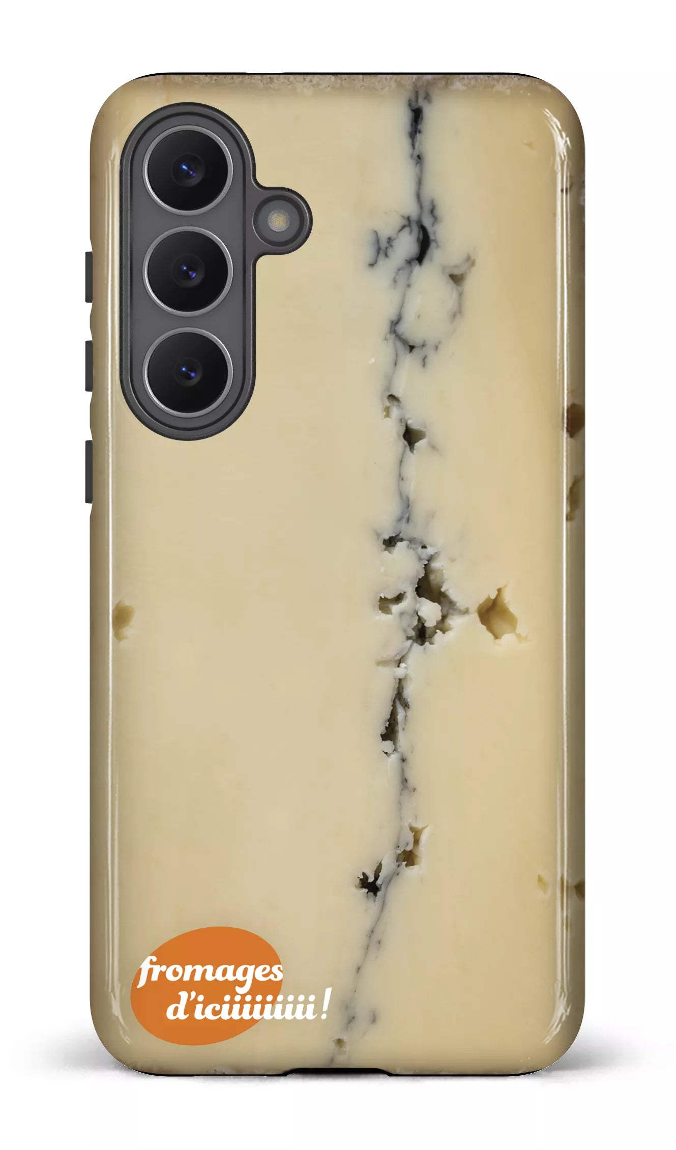 Galaxy S25 FE Tough Fromage Cendré Logo -