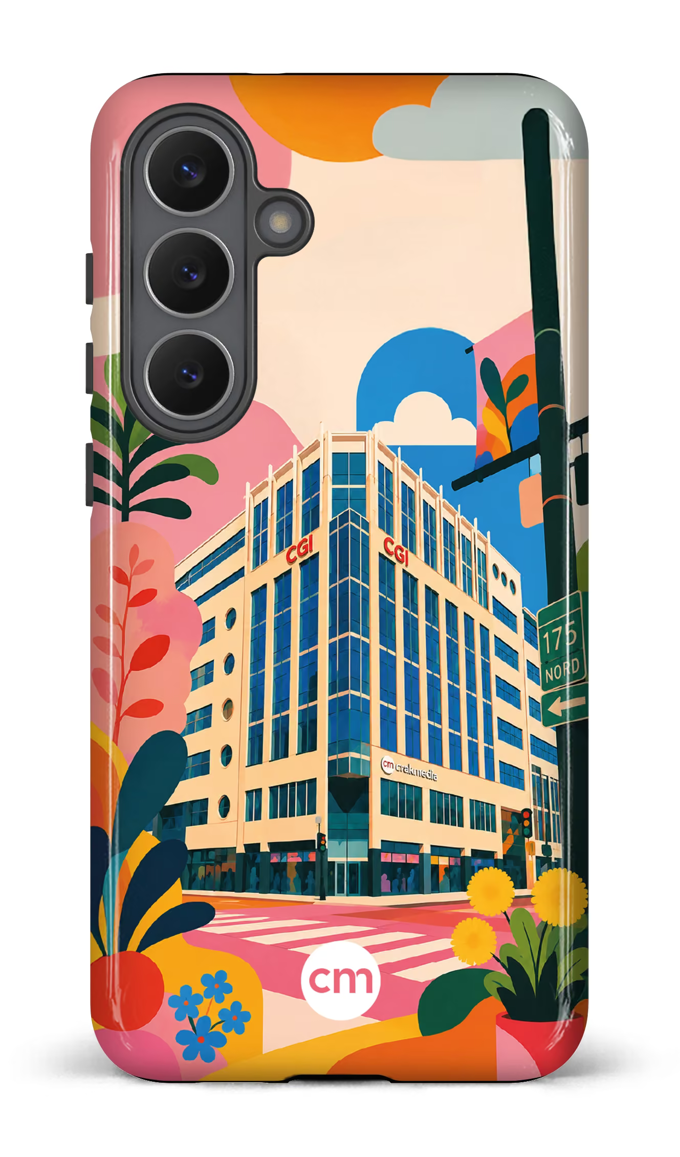 Galaxy S25 FE Tough Funky Building Crakmedia -