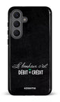 Galaxy S25 FE Tough Le bonheur c'est débit = crédit (noir) -