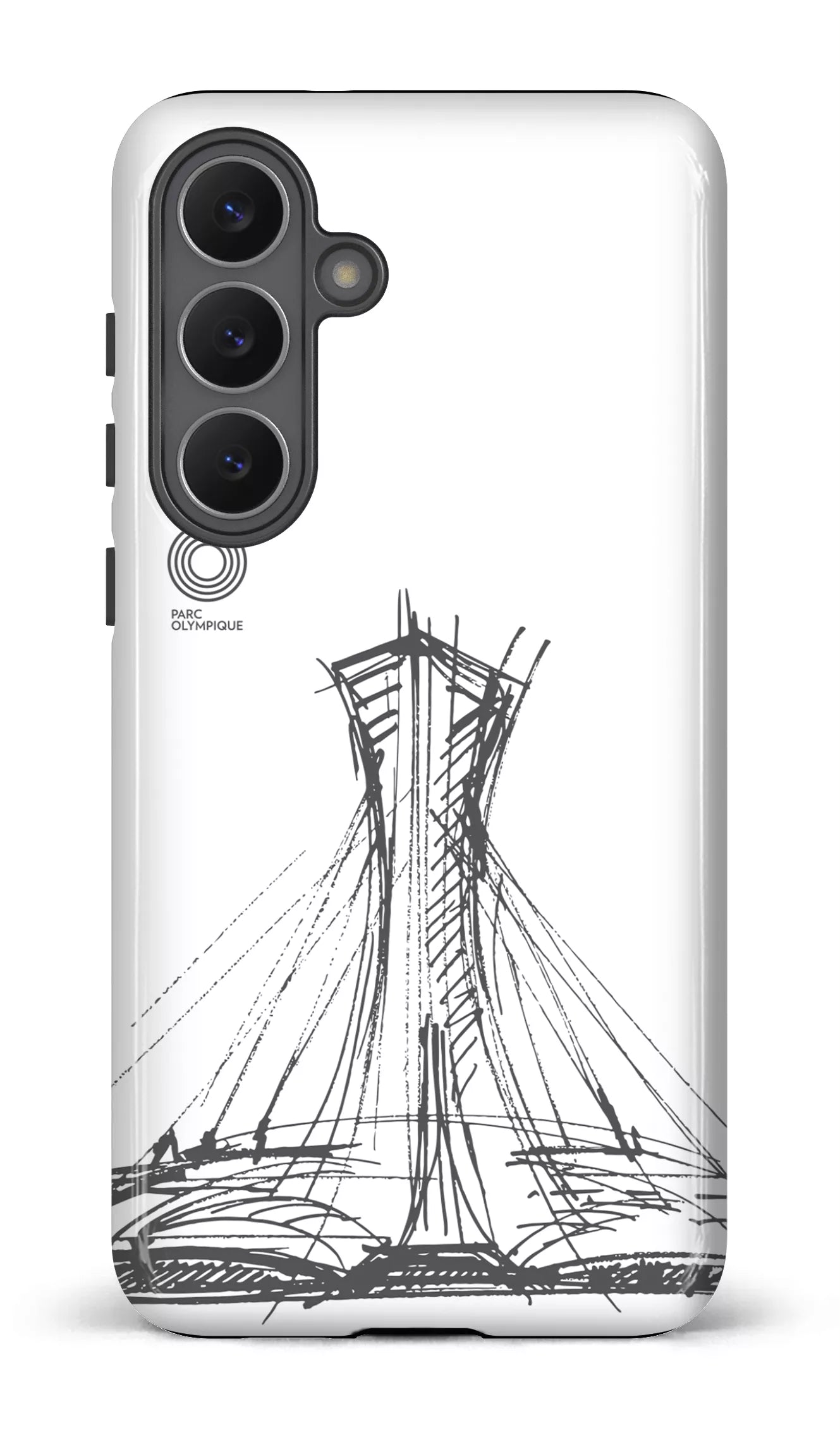 Galaxy S25 FE Tough Parc Olympique - Croquis Blanc -