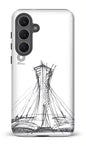 Galaxy S25 FE Tough Parc Olympique - Croquis Blanc -
