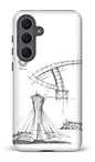 Galaxy S25 FE Tough Parc Olympique - Croquis Plan Blanc -