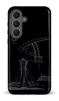 Galaxy S25 FE Tough Parc Olympique - Croquis Plan Noir -