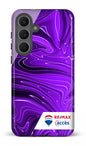 Galaxy S25 FE Tough Peinture marbrée sombre violette -
