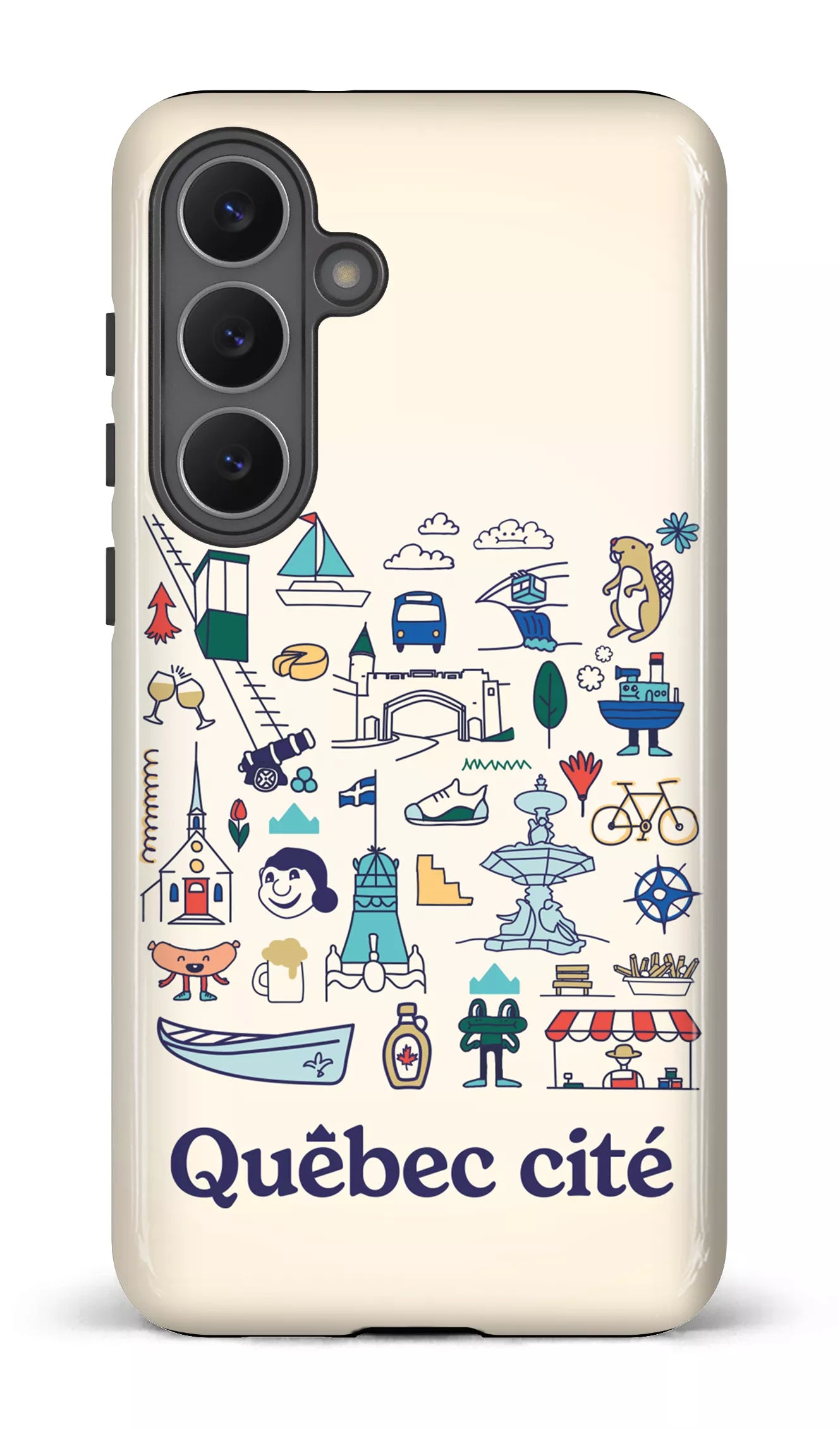 Galaxy S25 FE Tough Québec illustré -