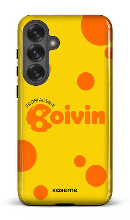 Galaxy S25 Plus Tough (Gloss) Boivin Jaune x Ronds -