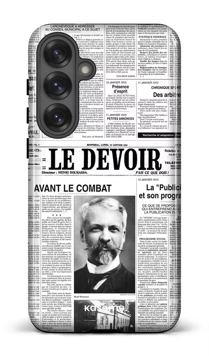 Galaxy S25 Plus Tough (Gloss) Le Devoir — Premier édito -
