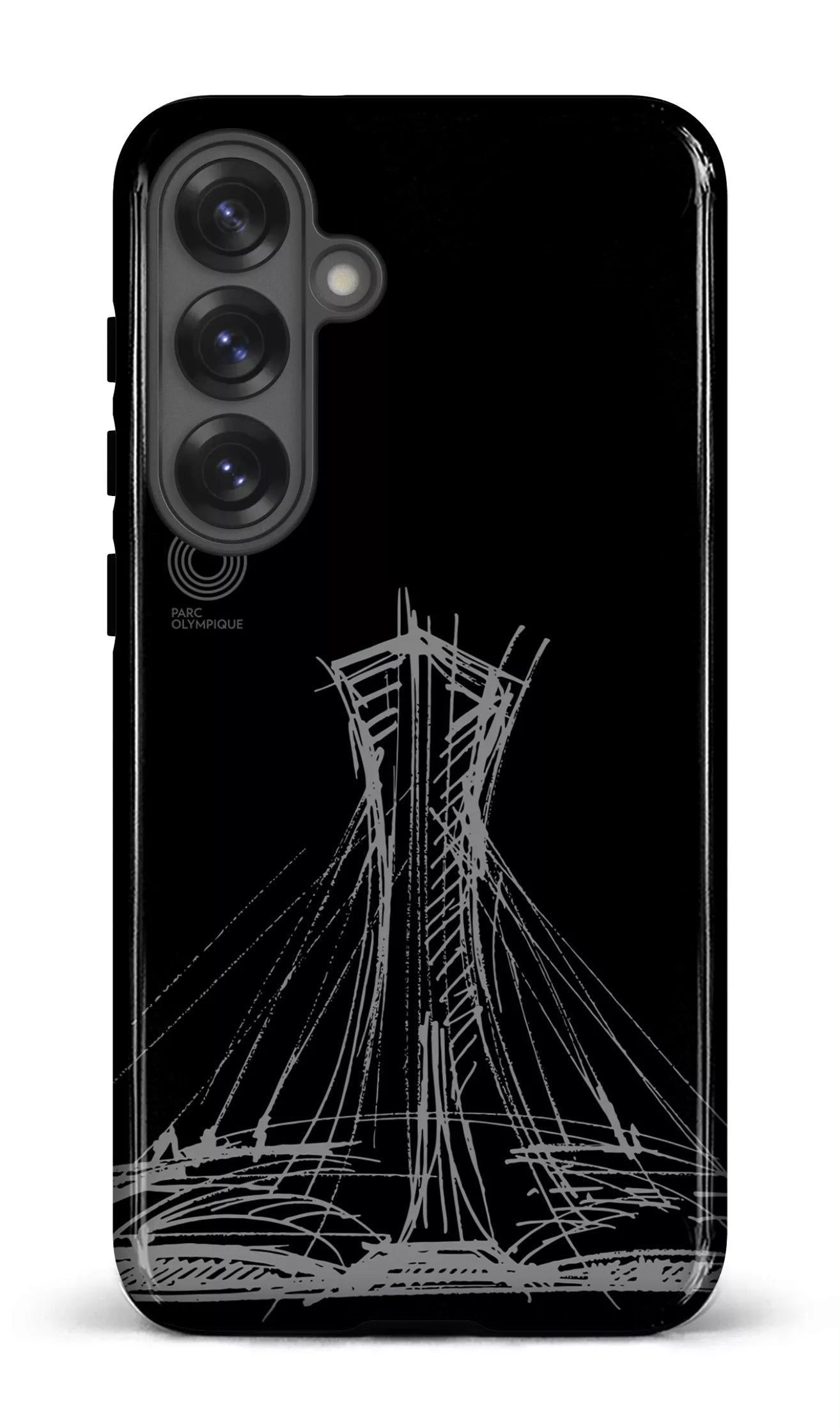 Galaxy S25 Plus Tough (Gloss) Parc Olympique - Croquis Noir -