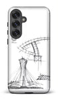Galaxy S25 Plus Tough (Gloss) Parc Olympique - Croquis Plan Blanc -