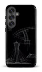 Galaxy S25 Plus Tough (Gloss) Parc Olympique - Croquis Plan Noir -