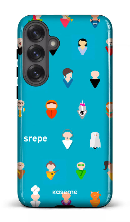 Galaxy S25 Plus Tough (Gloss) Personnages Turquoise -
