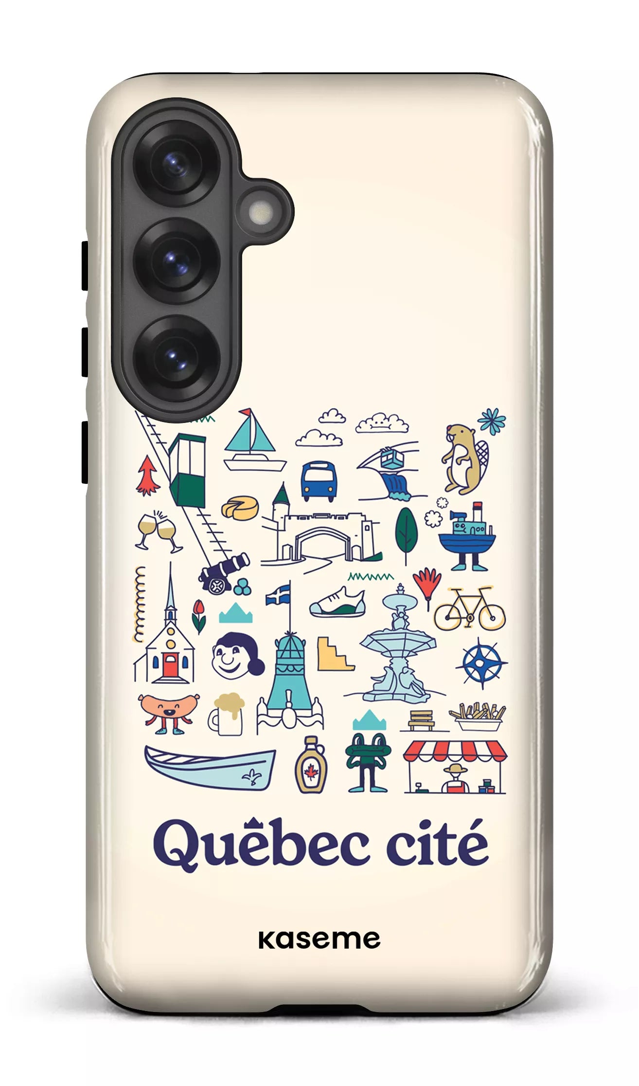 Galaxy S25 Plus Tough (Gloss) Québec illustré -