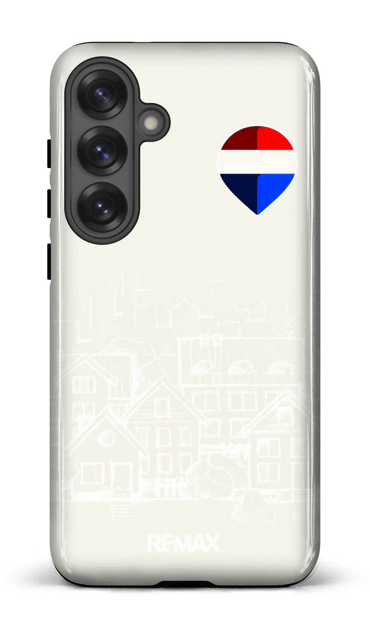 Galaxy S25 Plus Tough (Gloss) Remax Sketch Beige -