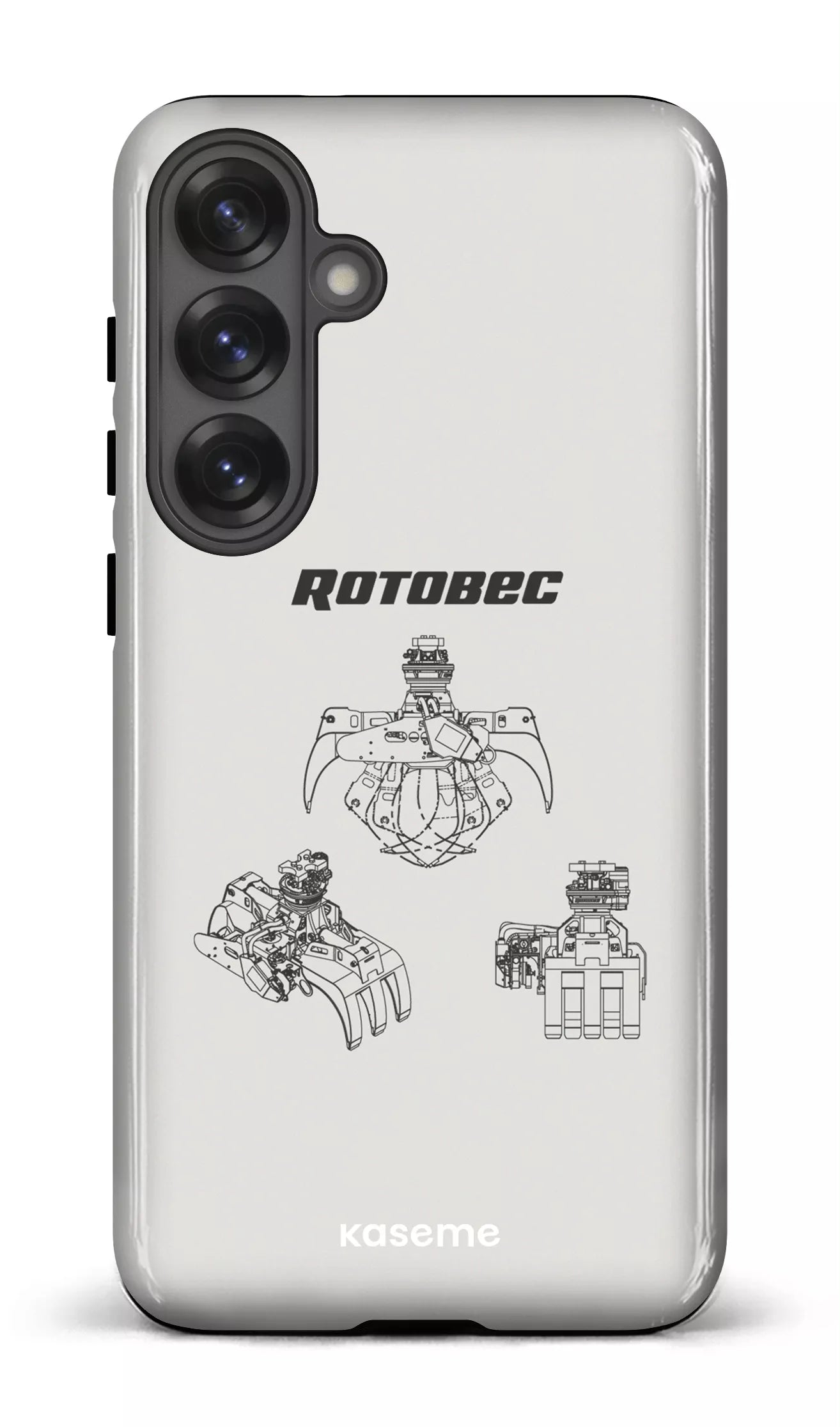 Galaxy S25 Plus Tough (Gloss) Rotobec Gris -
