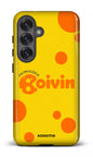 Galaxy S25 Tough (Gloss) Boivin Jaune x Ronds -