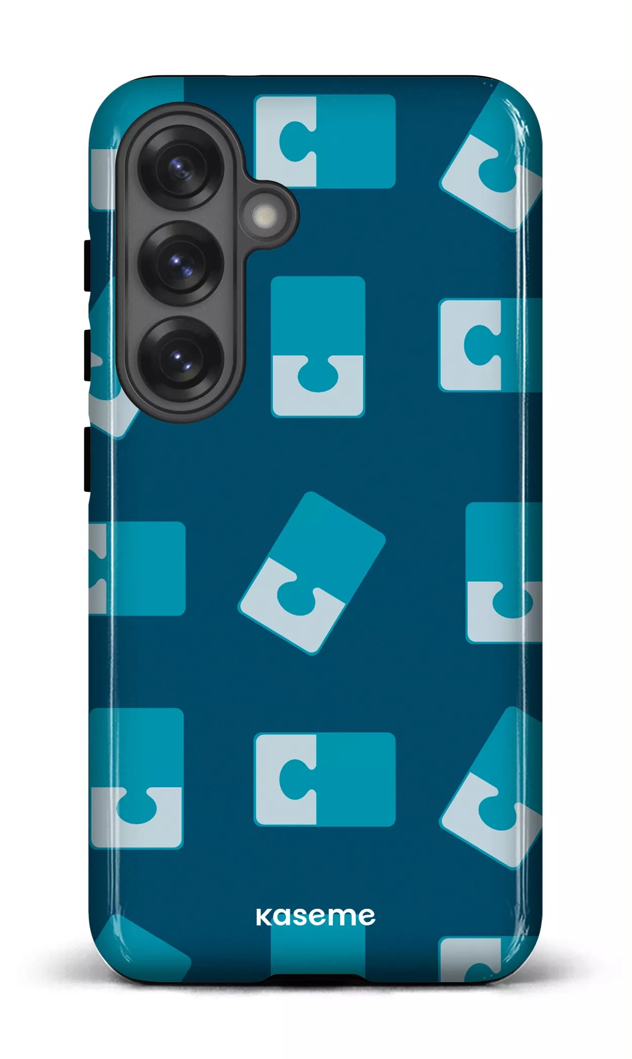 Galaxy S25 Tough (Gloss) Casse-tête Bleu -