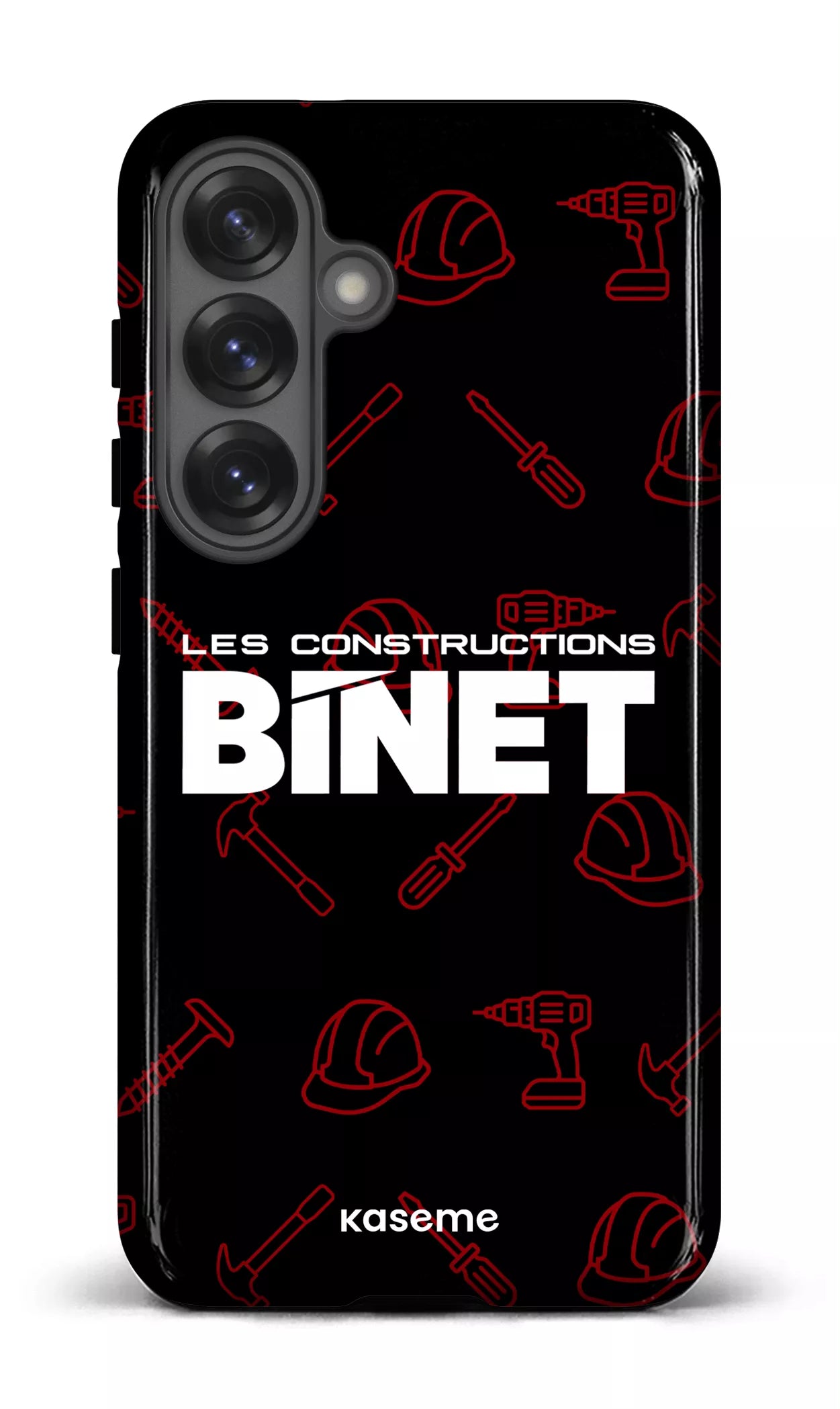 Galaxy S25 Tough (Gloss) Constructions Binet Noir -