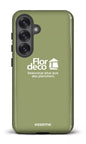 Galaxy S25 Tough (Gloss) Flordeco logo Sauge -