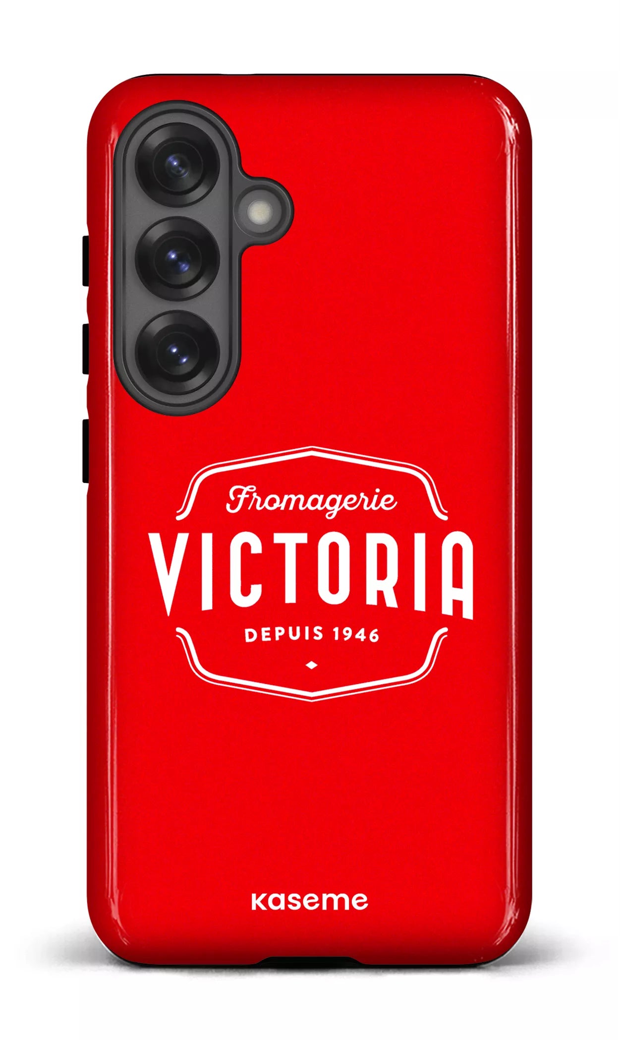 Galaxy S25 Tough (Gloss) Fromagerie Victoria Rouge -