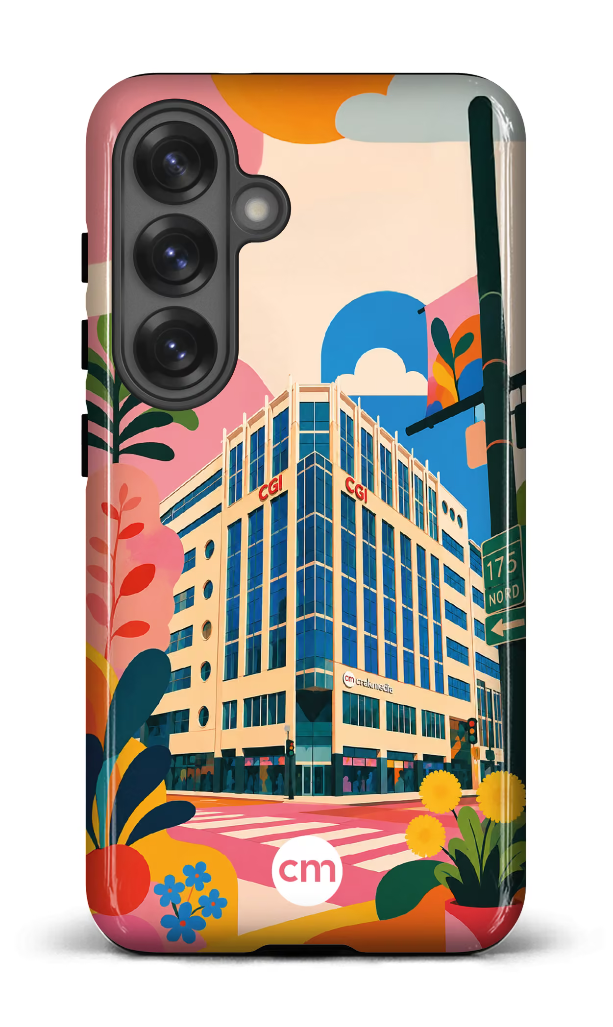 Galaxy S25 Tough (Gloss) Funky Building Crakmedia -
