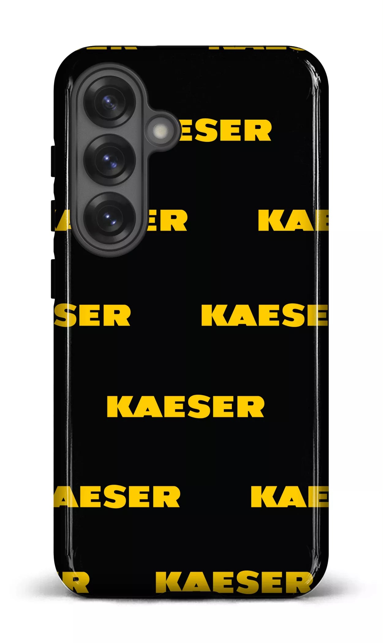 Galaxy S25 Tough (Gloss) Kaeser Pattern Noir -