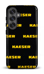 Galaxy S25 Tough (Gloss) Kaeser Pattern Noir -