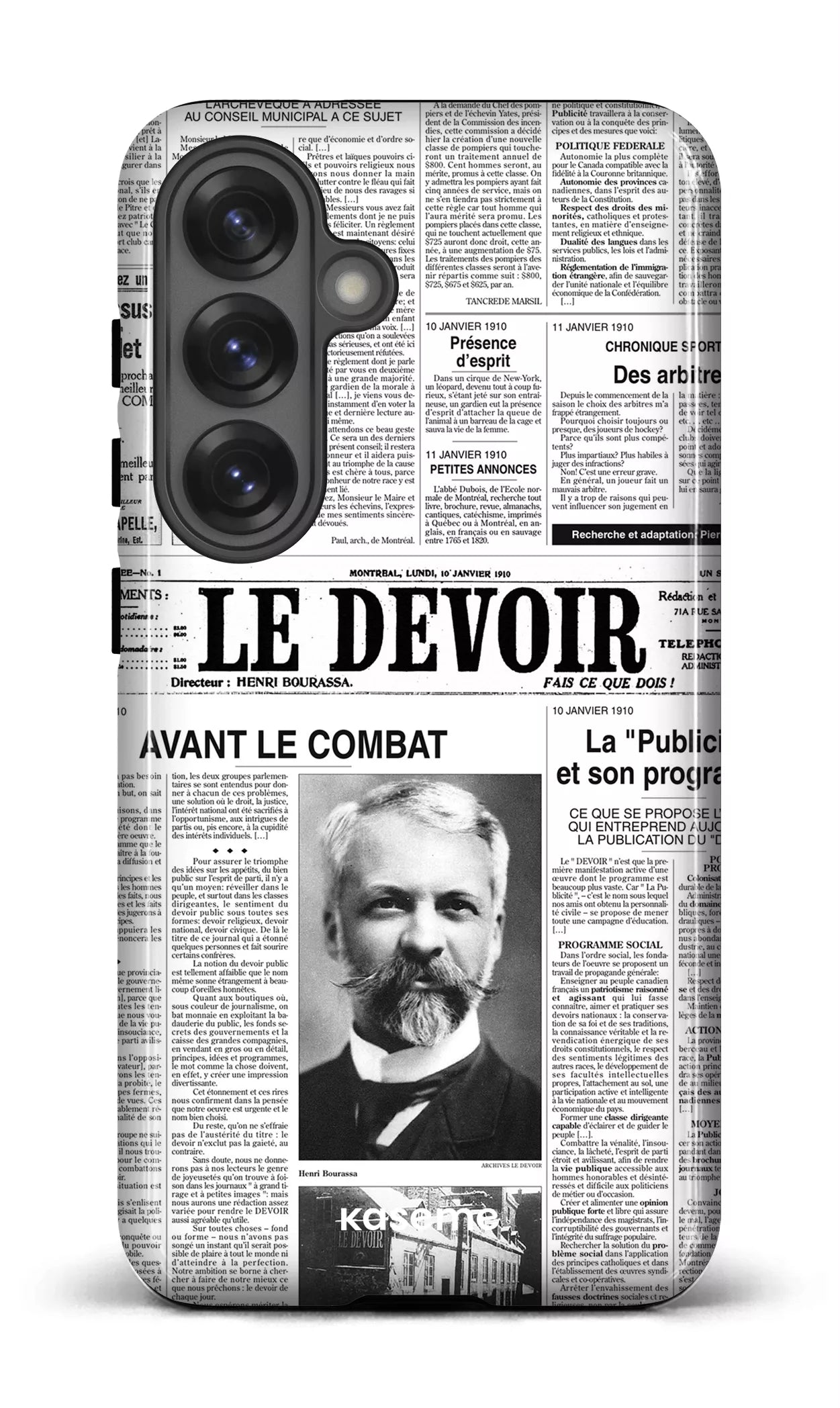 Galaxy S25 Tough (Gloss) Le Devoir — Premier édito -