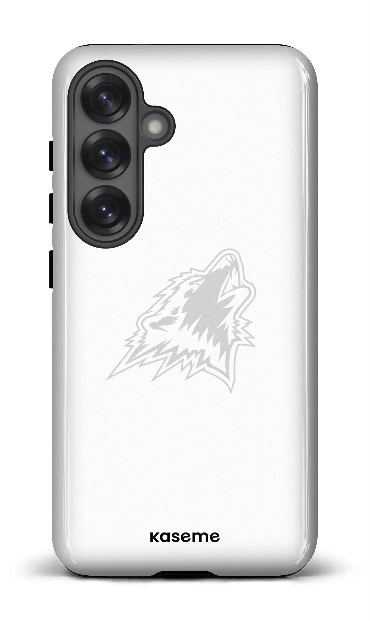 Galaxy S25 Tough (Gloss) Les Huskies Blanc -
