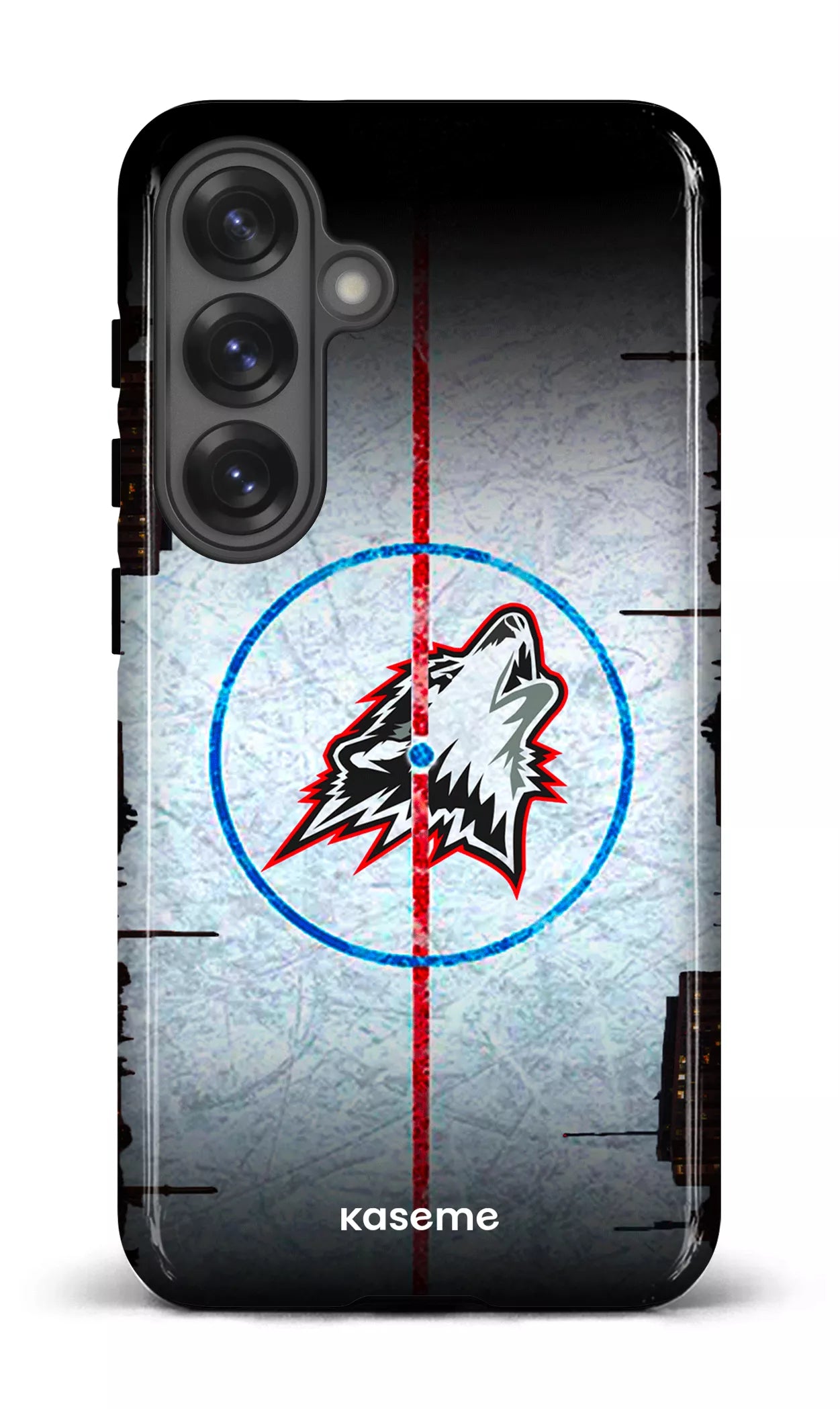 Galaxy S25 Tough (Gloss) Les Huskies Patinoire -