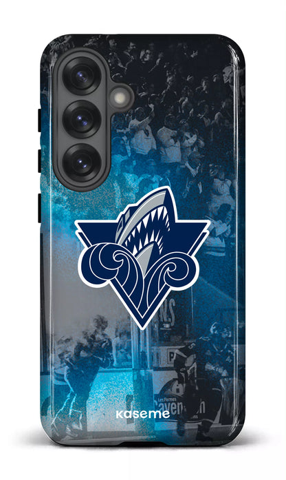 Galaxy S25 Tough (Gloss) Océanic Logo & Foule -