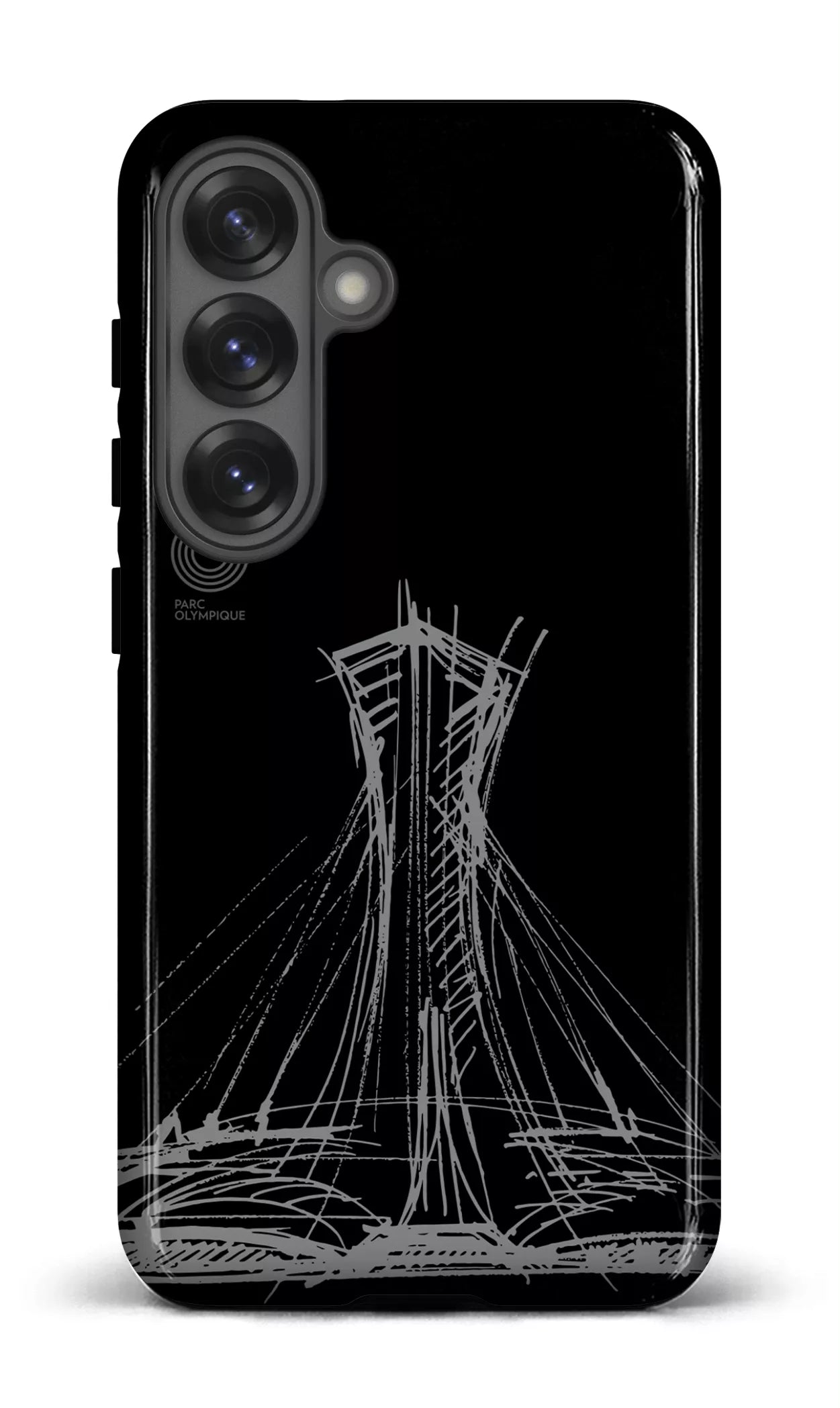 Galaxy S25 Tough (Gloss) Parc Olympique - Croquis Noir -