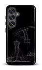 Galaxy S25 Tough (Gloss) Parc Olympique - Croquis Plan Noir -