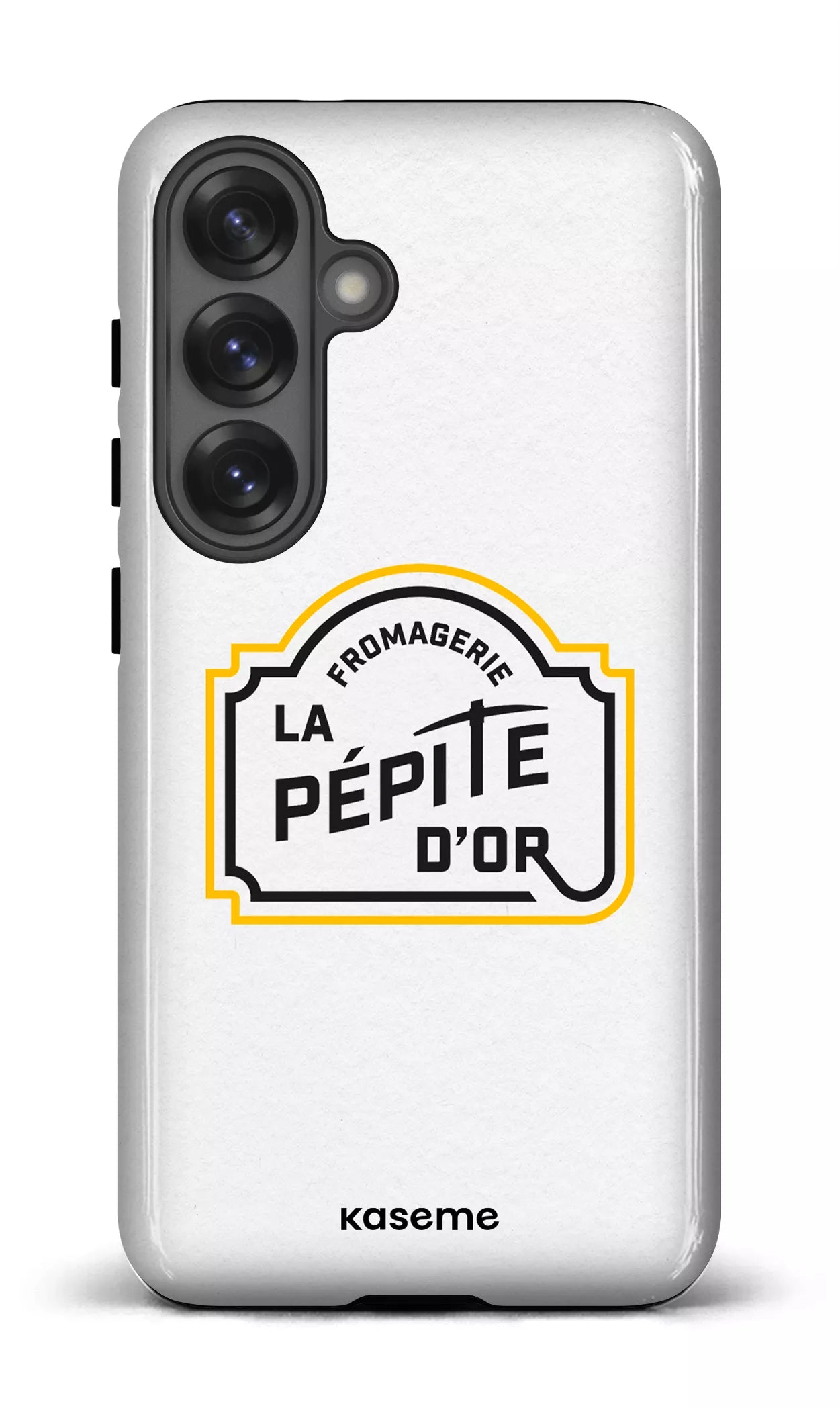 Galaxy S25 Tough (Gloss) Pépite Blanc -