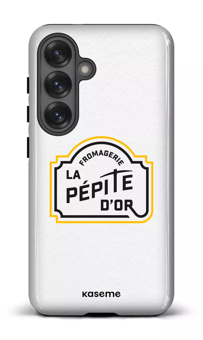 Galaxy S25 Tough (Gloss) Pépite Blanc -